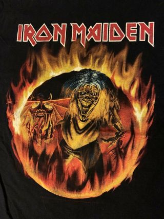 Iron Maiden 2007 Brixton Event Shirt Very Rare Vintage