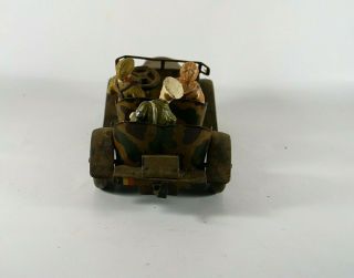 Tippco camion militaire moteur tôle tin toy soldats Elastolin Dunlop RARE 18 cm 5