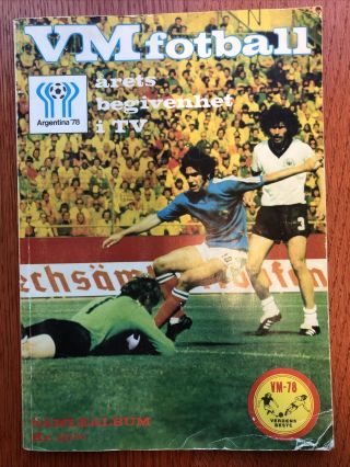 Complete Album World Cup 1978 Mega Rare Norwegian Edition Argentina 78 No Panini