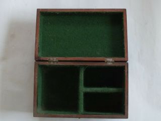 Antique Stationery Box With Green Baize Lining - 1930 