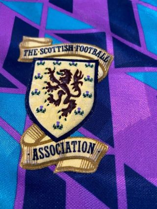 Umbro Scotland RARE 1988 - 1990 Lesiure shirt Jersey Adult football shirt 4