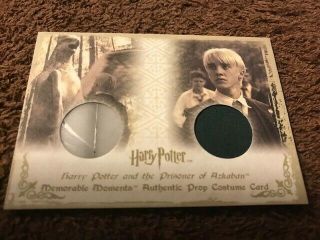 Harry Potter Trading Cd Mm Prop/costume Card Poa Buckbeak Draco Felton18/50 Rare
