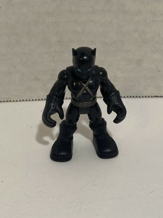 Fisher Price Imaginext Black Panther Marvel Heroes Action Figure Toy Rare Htf A