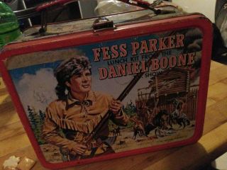 Rare Vintage 1965 Daniel Boone (fess Parker) Lunchbox