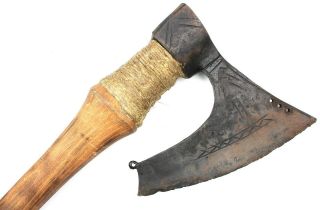 Ancient Rare Viking Kievan Rus Medieval Iron Battle Axe Hammer 12 - 14th Ad