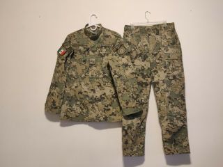 Rare Mexican Marine Us4ces Camo Set Fully Patched