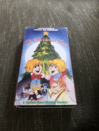 A Christmas Tree [vhs] Rare Oop Plays Great