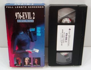 Rare 976 - Evil 2 The Astral Factor Vhs Tape Full Length Screener Horror Movie