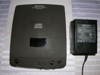 Rare Denon Dcp - 100 Portable Cd Player