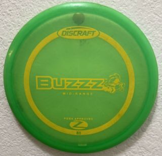 Discraft Pfn Z Buzzz 180.  4g 9/10 Mini Bee Midrange Rare Disc Golf