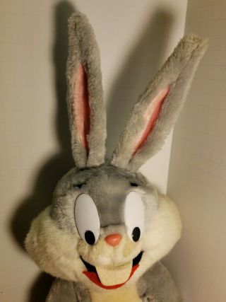 Bugs Bunny Plush Warner Brothers Looney Tunes Vintage 1971 Mighty Star RARE 3