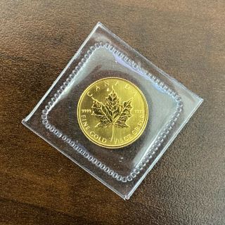 Rare 1994 Canada Pure Gold 1/15 Oz Maple Leaf - Only 3,  450 Minted.  9999 Fine
