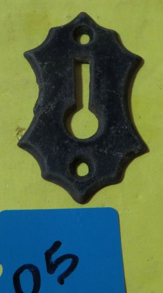 Cast Iron Key Hole Vintage Escutcheon Plate Cover Skeleton Key Hole Salvage