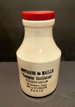 French Moutarde De Maille Paris 1880’s - Antique French Mustard Pot