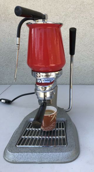 Vintage La Peppina Espresso Machine Made In Italy Rare - 2