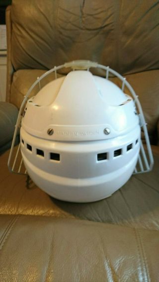 RARE Vintage JOFA 390SR Helmet with 387SR Goalie Cage and Throat Protector 4