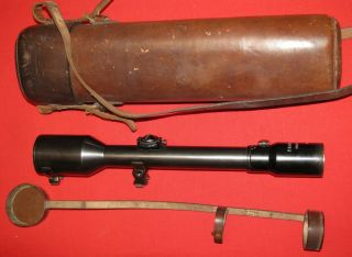 Very Rare German Riflescope P.  Köhler Berlin Pecar 6 X 59 With Reticle 1