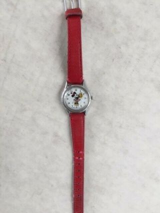Vintage Disney Minnie Mouse Watch and Rare Mickey Mouse Eyeglass Holder Lanyard 2