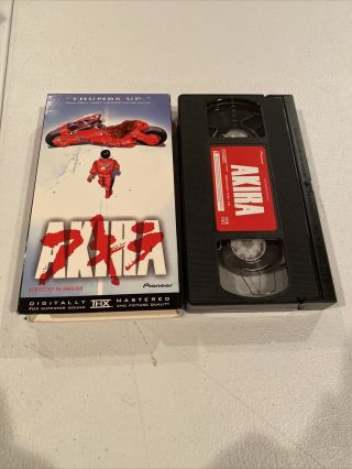 Akira (VHS,  2001) English Dubbed Version Digitally Mastered Widescreen RARE 3