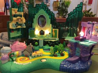Htf Vtg Mattel 2001 Polly Pocket The Wizard Of Oz Play Set Complete