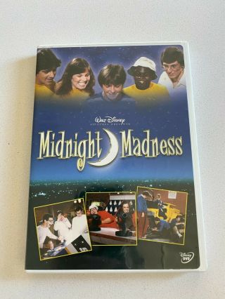 Midnight Madness Dvd - Rare Oop Michael J.  Fox Walt Disney Film