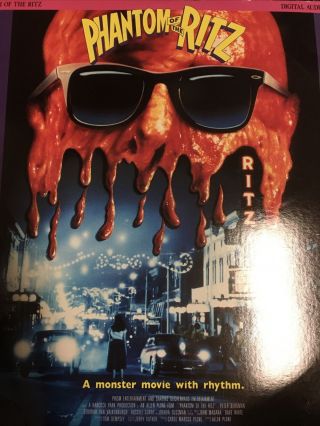 Rare Horror Laserdisc Not DVD B Movie Phantom Of The Ritz Cult Classic Thriller 2