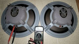 Vintage Jbl D123 Speakers 16 Ohms Pair Rare Jim Lansing C31 C34 C35 C36