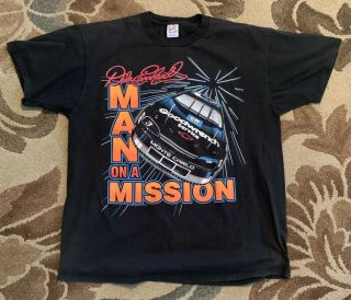 Rare Vintage Nascar Dale Earnhardt Double Sided Graphic Tee Xxl Shirt 2xl