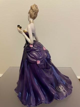 Coalport figurine - LADY CAROLINE AT THE OPERA Ltd Edition,  RARE 821 2