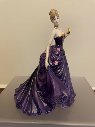 Coalport figurine - LADY CAROLINE AT THE OPERA Ltd Edition,  RARE 821 4
