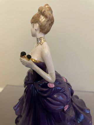 Coalport figurine - LADY CAROLINE AT THE OPERA Ltd Edition,  RARE 821 6