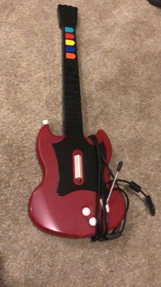 Vintage Guitar Hero Controller Ps2 Classic Red Untouched Very Rare