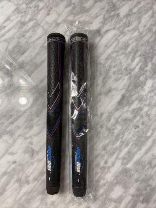 Set Of 2 Rare Jumbomax Ultralite Medium Golf Grips,  5/16 " And Only 47g