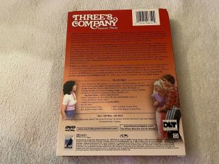 THREE ' S COMPANY COMPLETE SEASON 3 DVD SET RARE OOP 2