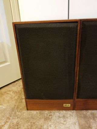 SET OF VINTAGE RARE ACOUSTIC RESEARCH AR 14 SPEAKERS 2