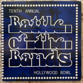Tenth Battle Of The Bands / Hollywood Bowl Rare Private 1969 Jazz Funk 2x Lp