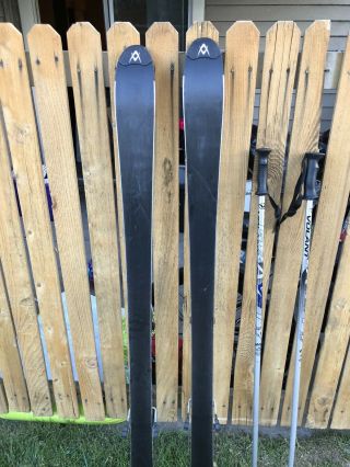 Volkl V2 Skis 160cm Ski w/ Marker M6.  2 Bindings Ski Poles & Bag Bundle Rare 2