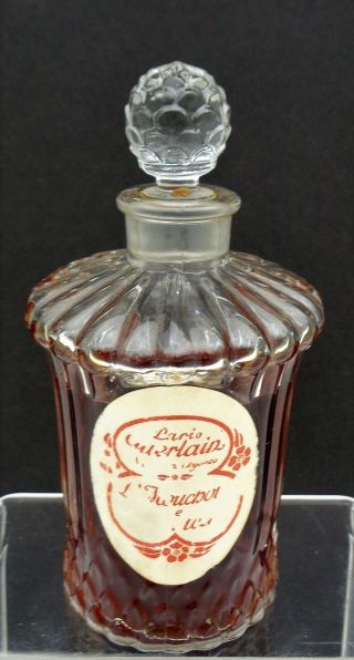 Rare Vintage Guerlain " Mouchoir De Monsieur " 2.  7 Fl Oz Perfume 1904