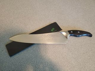 Kershaw Shun Ken Onion 10 inch Chef Knife DM - 0507 Japan Damascus VG10 Rare 6