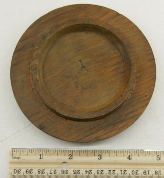 Lamson Industrial Foundry Wood 5 " Diam Lid 3 1/2 " Seat Part Mold Pattern M06k