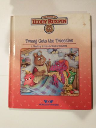 Vintage Teddy Ruxpin Tweeg Gets The Tweezles Book Only