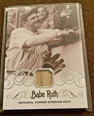 2016 Leaf Babe Ruth Yankee Stadium Game Seat Card Ys - 40 Rare