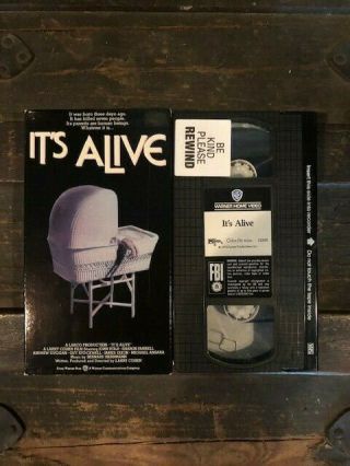 It’s Alive - Vhs Horror Rare Htf Oop Cult Slasher Vintage