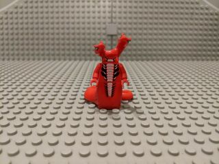 Real Lego Ninjago Fangtom Minifigure Fangpyre Red Snake Serpentine 9445