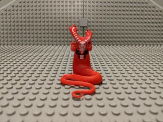 Real Lego Ninjago Fangtom Minifigure Fangpyre Red Snake Serpentine 9445 3