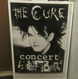 The Cure Poster Vintage Rare Early 1990s Robert Smith