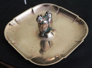 Bronze Dish - Marked H F - Ildfast Denmark