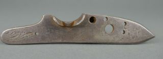 Antique Us Civil War Musket Rifle Engraved Lock Plate