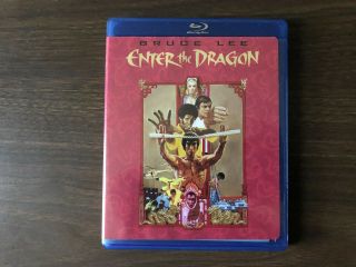 Enter The Dragon - Blu - Ray Rare Oop - 1973 Bruce Lee - Warner - 1st Pressing
