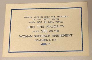1915 York State Women 